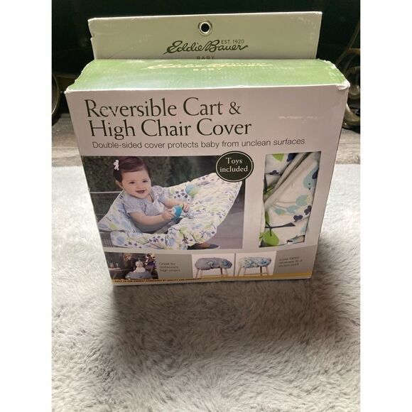 Eddie Bauer reversible high chair and cart cover - Picture 2 of 4